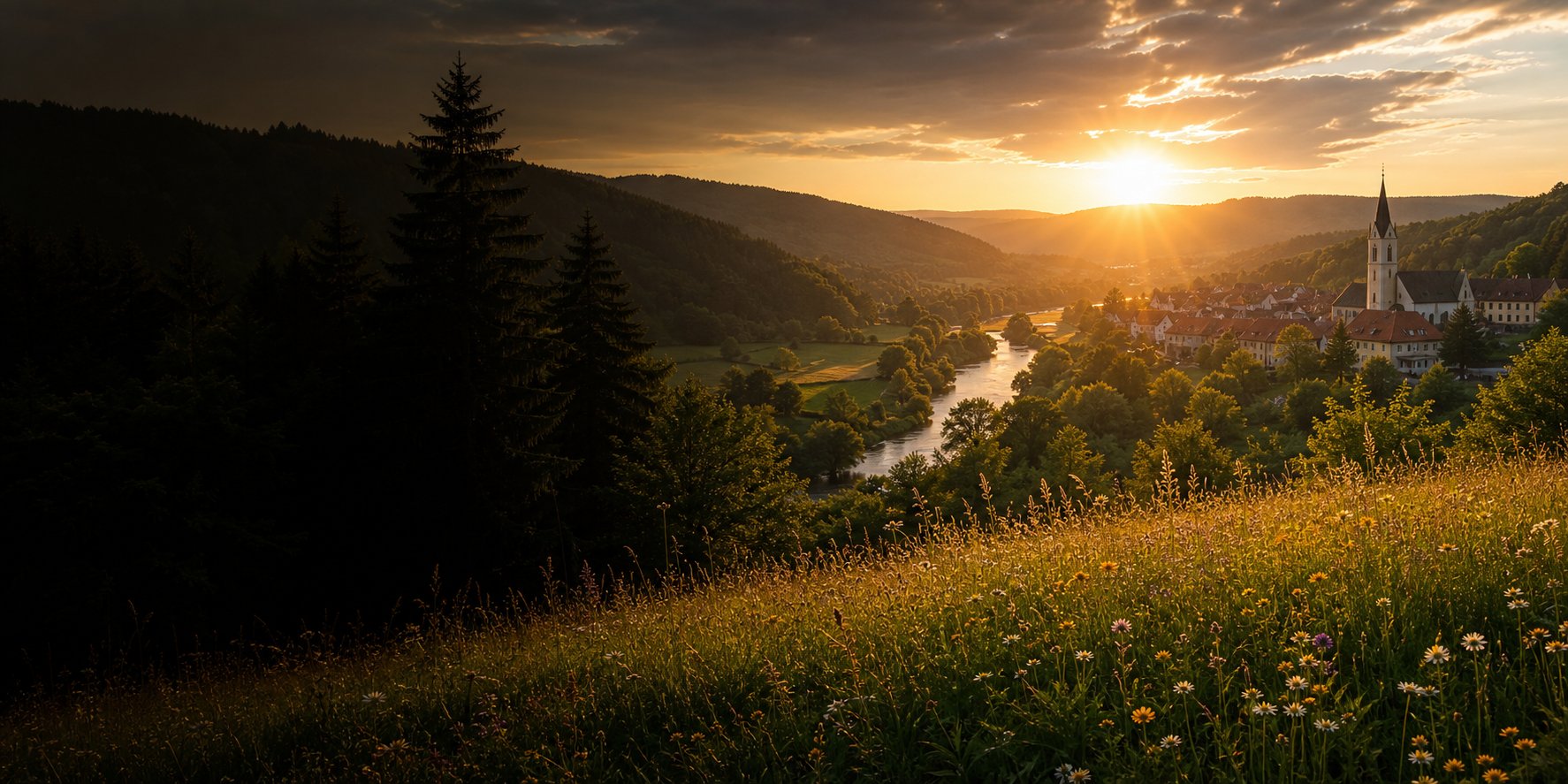 Blütenreiche kommunale Fläche